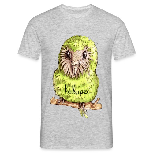 Kakapo Bird - The Parrot from New Zealand - Men's T-Shirt
