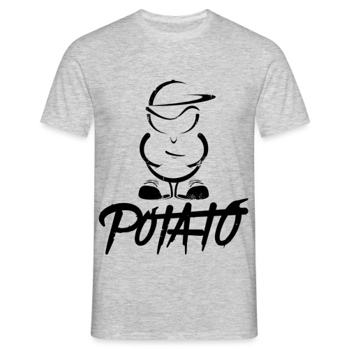 Potato logo black Big - Mannen T-shirt