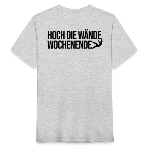 Climberino + Hoch die Wände Wochenende (schwarz) - Männer T-Shirt