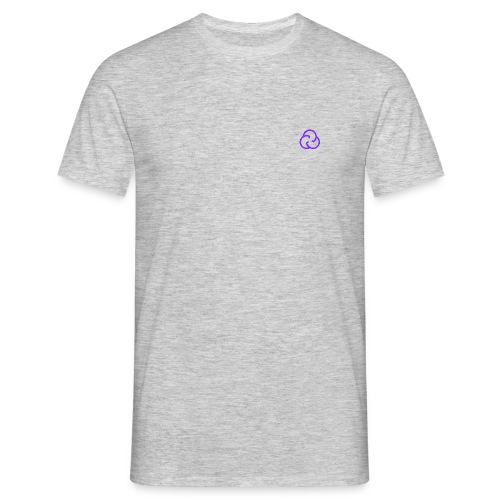Kulte • Minimalistisches lila Logo - Männer T-Shirt