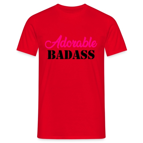 Adorable Badass - Mannen T-shirt