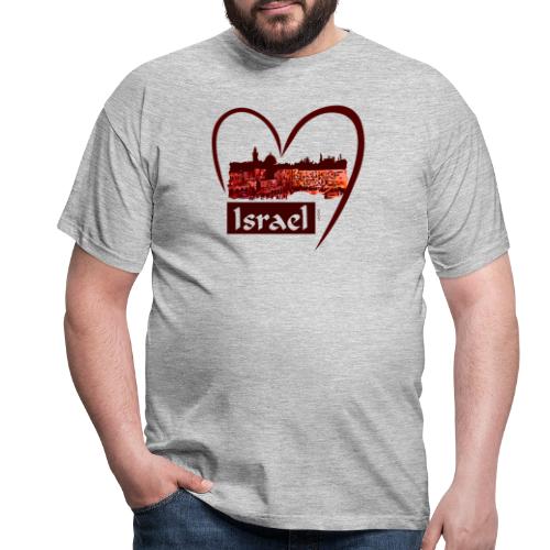 Jerusalem - I love Israel - Sunset - Männer T-Shirt