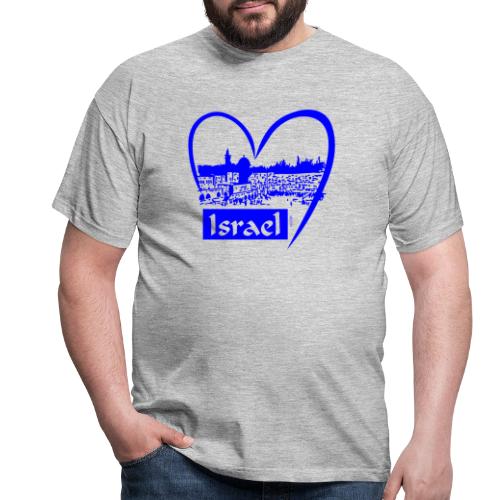 Jerusalem - I love Israel - blau - Männer T-Shirt