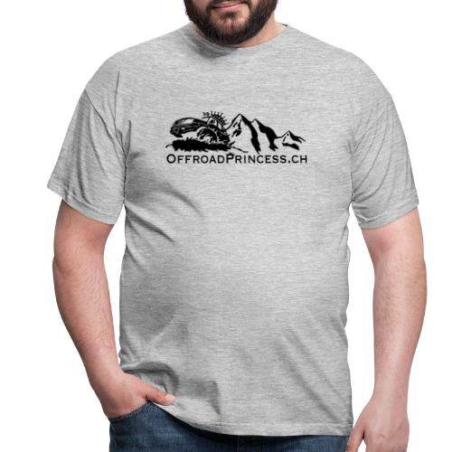 Offroadprincess Logo schawarz - Männer T-Shirt