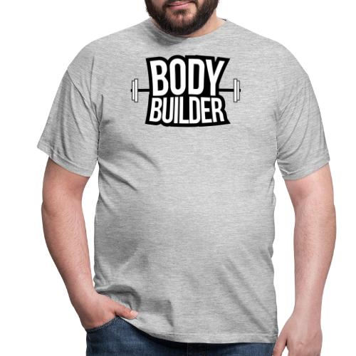 Bodybuilder Text mit Hanteln, Gewichtheben 2 - Männer T-Shirt
