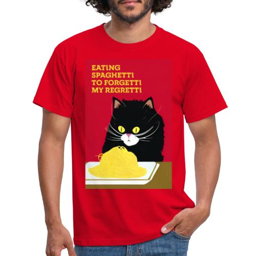 SIIKALINE SPAGHETTI CAT - T-shirt herr