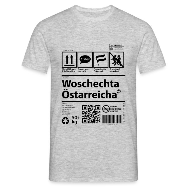 Woschechta Österreicha - Männer T-Shirt