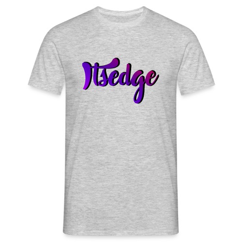 ItsEdge Signature Purple - Men's T-Shirt