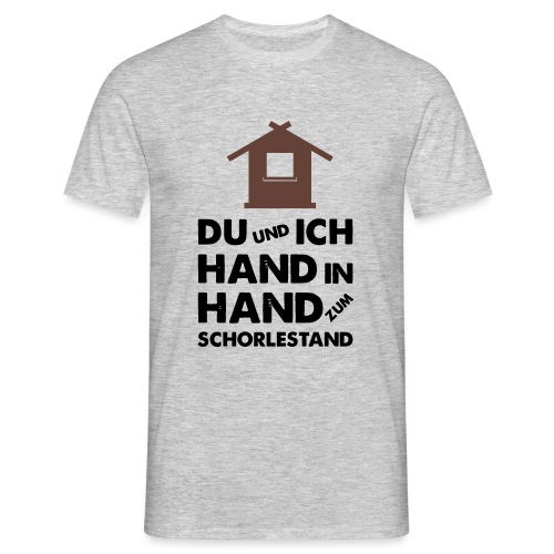 Hand in Hand zum Schorlestand / Gruppenshirt - Männer T-Shirt