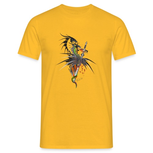 Dragon Sword - Drachenkampf - Männer T-Shirt