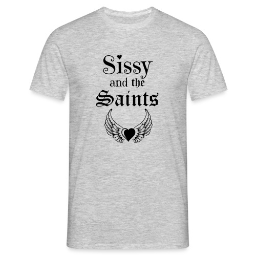 Sissy & the Saints zwarte letters - Mannen T-shirt