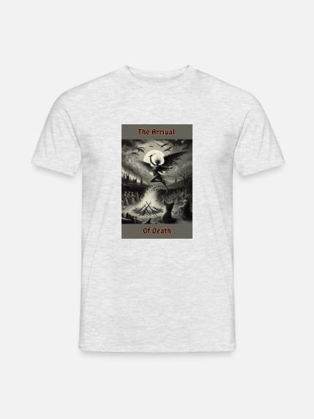 L’arrivée - T-shirt homme - gris chiné