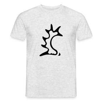 Maingest Trakehnen Brand - Men's T-Shirt - heather grey - Front - AI Model Male 178 dark (178cm)