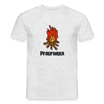pfadfinder - Männer T-Shirt - Grau meliert - Vorne - AI Model Male 178 dark (178cm)