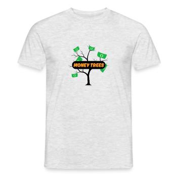 Money Trees - Männer T-Shirt - Grau meliert - Vorne - AI Model Male 178 dark (178cm)