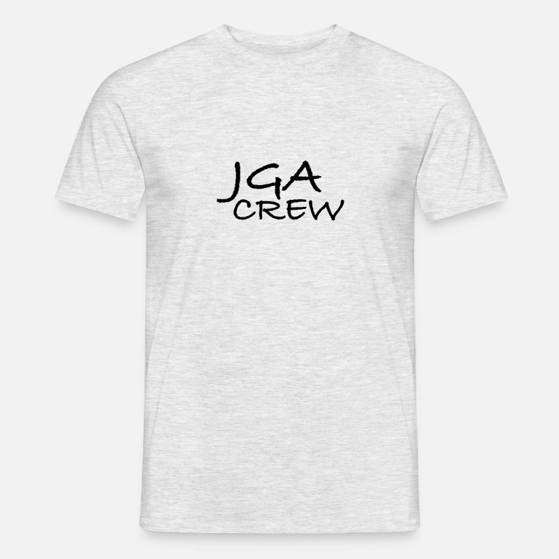 JGA Crew - Männer T-Shirt - Grau meliert
