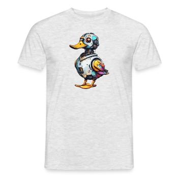 Robot Animal / AI / Mechanized Animals / Comic - Men's T-Shirt - heather grey - Front - AI Model Male 178 dark (178cm)