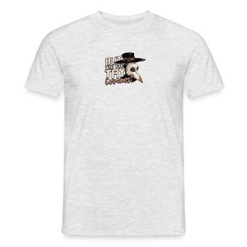 Mais avez-vous essayé les sangsues - la peste - T-shirt homme - gris chiné - Devant - AI Model Male 178 dark (178cm)