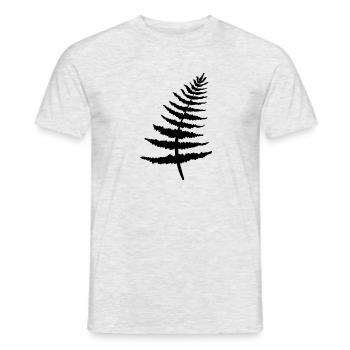 fern - Men's T-Shirt - heather grey - Front - AI Model Male 178 dark (178cm)