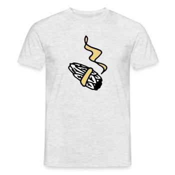 Räucherwerk Incense Ritual Reinigung Shamane - Männer T-Shirt - Grau meliert - Vorne - AI Model Male 178 dark (178cm)