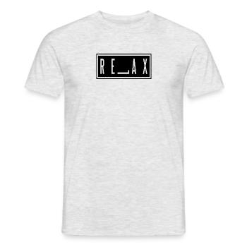 Relax - black - Männer T-Shirt - Grau meliert - Vorne - AI Model Male 178 dark (178cm)