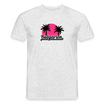 Bulgaria - Men's T-Shirt - heather grey - Front - AI Model Male 178 dark (178cm)