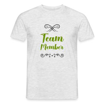 Équipier - T-shirt homme - gris chiné - Devant - AI Model Male 178 dark (178cm)