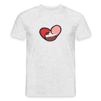 Kayaking Rafting Kayak - T-shirt homme - gris chiné - Devant - AI Model Male 178 dark (178cm)