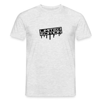Limited Edition Graffiti Logo - T-shirt homme - gris chiné - Devant - AI Model Male 178 dark (178cm)