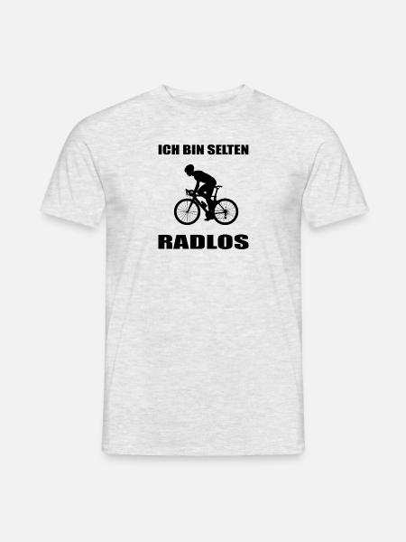 Fahrrad - Männer T-Shirt - Grau meliert