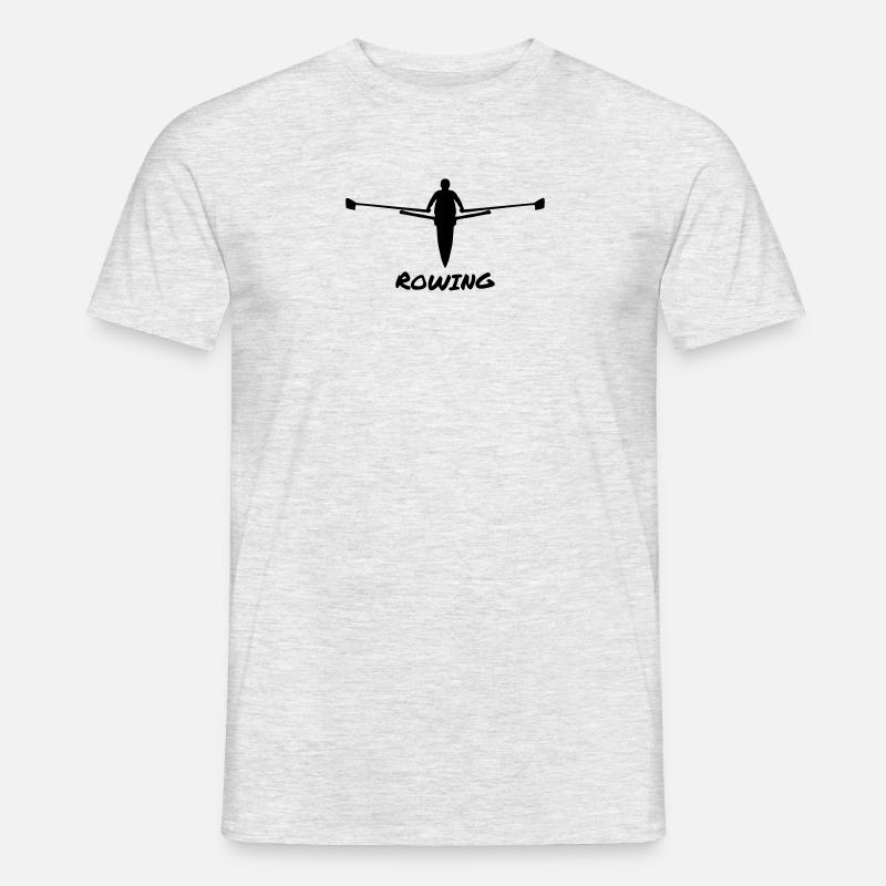 Rudern, Ruderer - Männer T-Shirt - Grau meliert