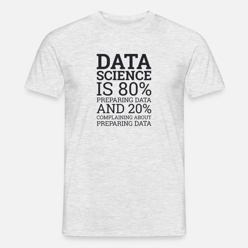 « Complaining Data Science » | Data Scientist - T-shirt homme - gris chiné