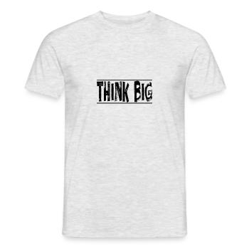 Argent Motivation Profit Profit Performance Rendement - T-shirt homme - gris chiné - Devant - AI Model Male 178 dark (178cm)