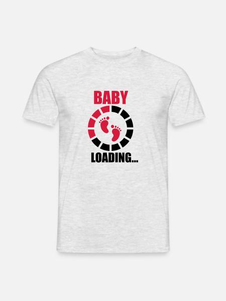 Baby loading - T-shirt homme - gris chiné