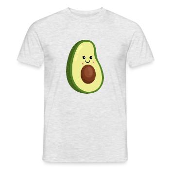 Avocado Frau - Lustig - Humor - Partner Shirt-Love - Männer T-Shirt - Grau meliert - Vorne - AI Model Male 178 dark (178cm)
