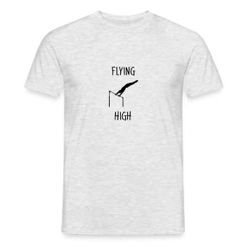 Flying high (Blk) - Men's T-Shirt - heather grey - Front - AI Model Male 178 dark (178cm)