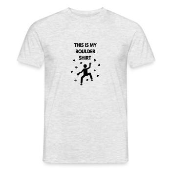 Chemise Boulder - T-shirt homme - gris chiné - Devant - AI Model Male 178 dark (178cm)