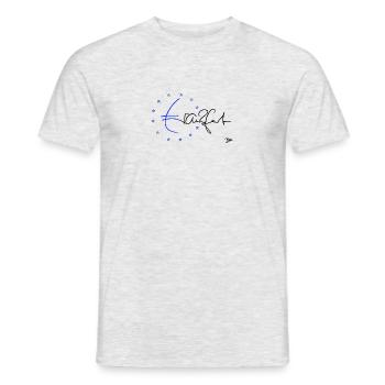 Frankfurt - Männer T-Shirt - Grau meliert - Vorne - AI Model Male 178 dark (178cm)