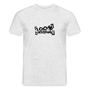 Cartoon Comic 100% Original - Men's T-Shirt - heather grey - Front - AI Model Male 178 dark (178cm)