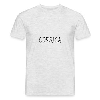 Corsica - T-shirt homme - gris chiné - Devant - AI Model Male 178 dark (178cm)