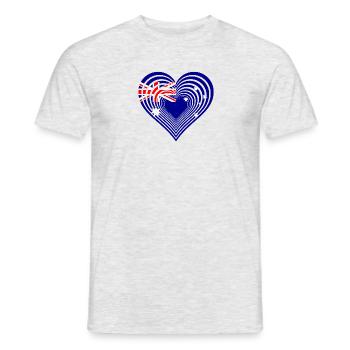 Australien - Australia - Männer T-Shirt - Grau meliert - Vorne - AI Model Male 178 dark (178cm)