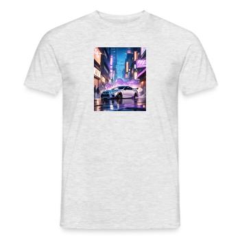 GTR Tokyo Drift - Männer T-Shirt - Grau meliert - Vorne - AI Model Male 178 dark (178cm)