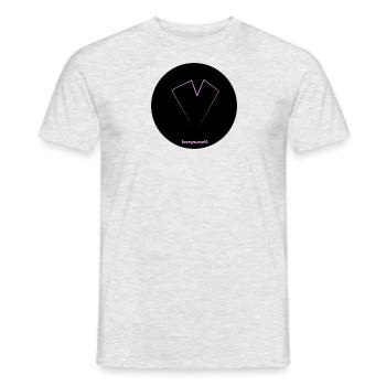 Aimez-vous 1 - T-shirt homme - gris chiné - Devant - AI Model Male 178 dark (178cm)