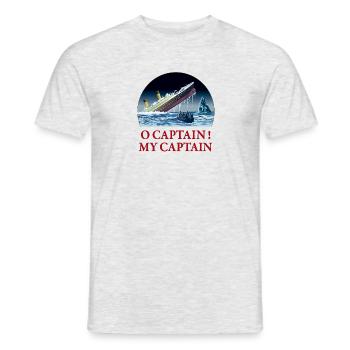 Titanic - Men's T-Shirt - heather grey - Front - AI Model Male 178 dark (178cm)