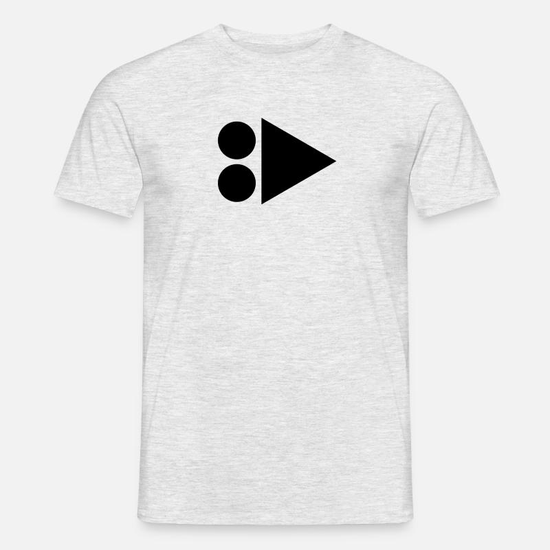 MTB-Route-Logo - Männer T-Shirt - Grau meliert