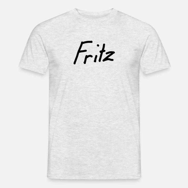 Fritz - Männer T-Shirt - Grau meliert