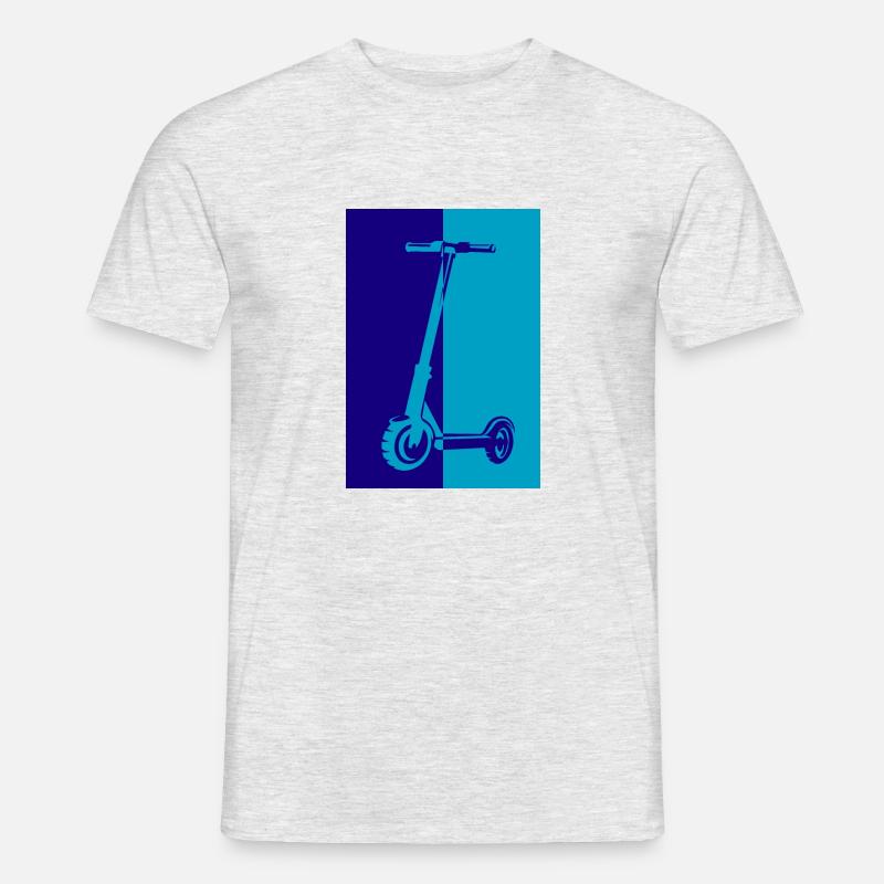E-Scooter E-Roller Scooter - Men’s T-shirt - heather grey