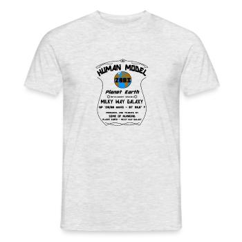 2003 - Men's T-Shirt - heather grey - Front - AI Model Male 178 dark (178cm)