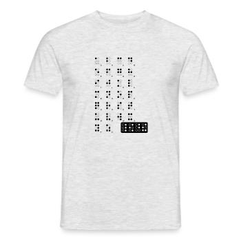 braille blak - T-shirt homme - gris chiné - Devant - AI Model Male 178 dark (178cm)
