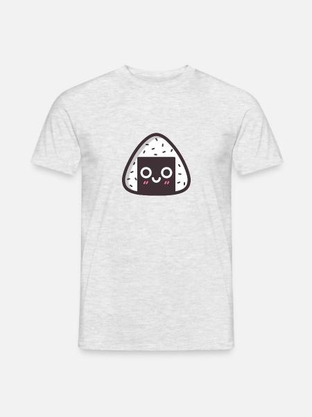 Onigiri Kawaii Japan - Men's T-Shirt - heather grey